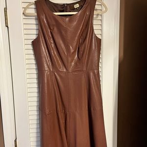 Eva Franco Vegan Leather Dress